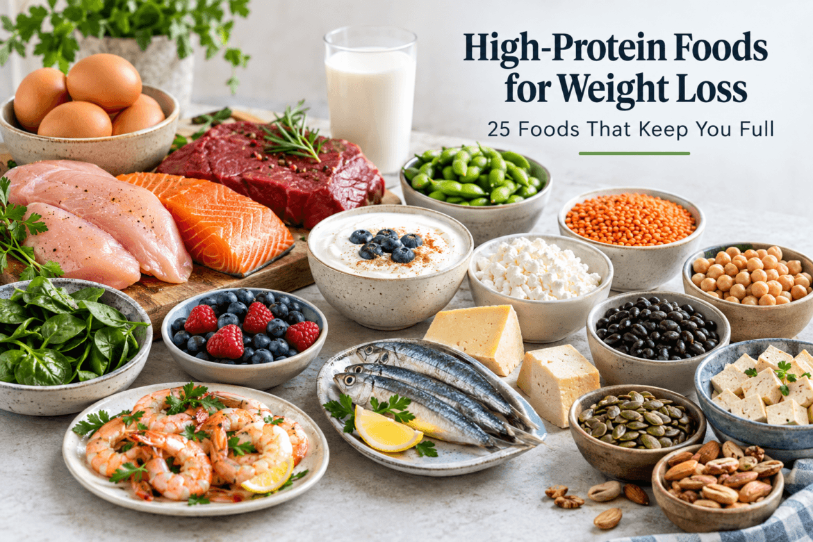 High-Protein Foods for Weight Loss 25 Foods That Keep You Full